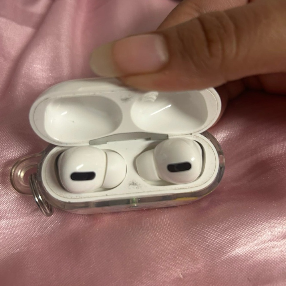 white AirPods